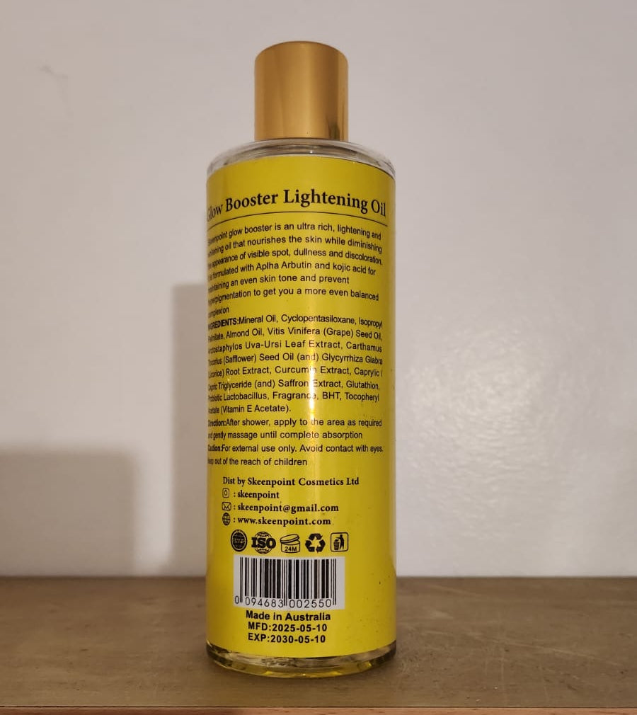 Skeenpoint Glow Booster Lightening Oil 300ml With SPF30 for Radiant Skin Care
