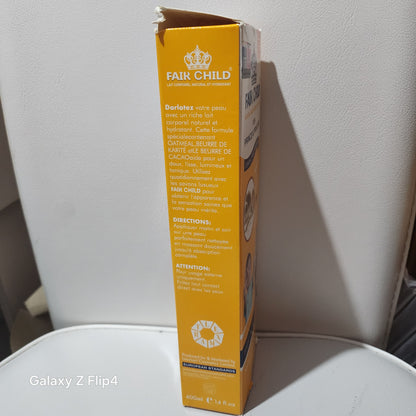 Fair Child Natural & Moisturising Body Milk for Prince & Princess Clinically Mild Tone Proven with Oatmeal Shea Butter & Cocoa Butter