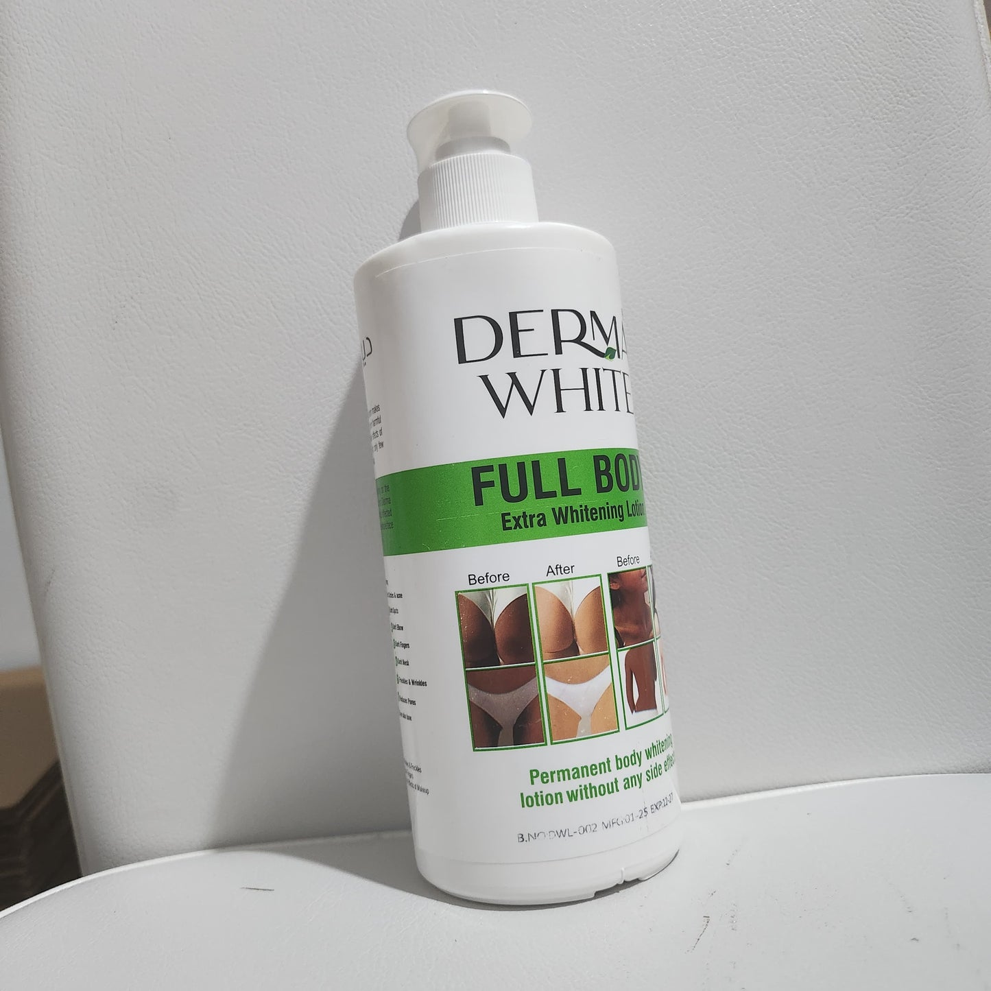Derma White Full Body Extra Whitening Lotion for Permanent Body Whitening Without Side Effects