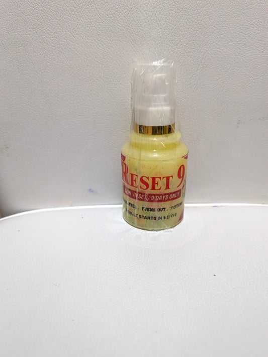 Reset Skin Reset 9 Days Exfoliates Fuels Out Result Starts in 3 Days