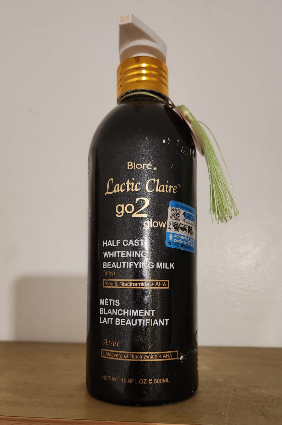 Lactic Claire Half Cast Whitening Beautifying Milk Body Lotion 500ml