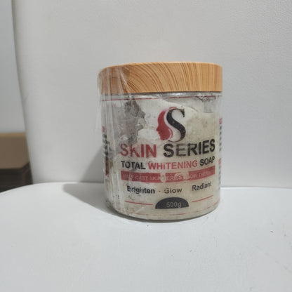 Skin Series Total Whitening Soap 500g - Brighten Glow Radiant Formula for Enhanced Skin Tone