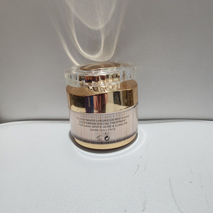 Glossy White Facial Cream - Luxurious Skincare for Radiant Complexion