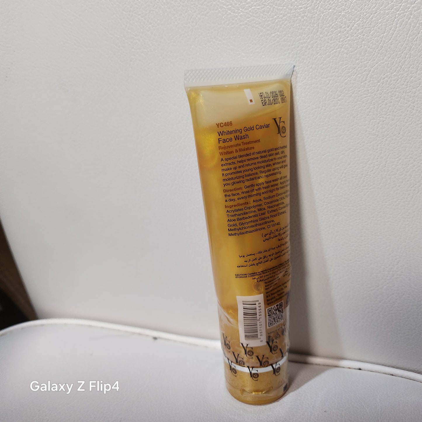 YC Gold Caviar Face Wash for Radiant Skin Care Treatment