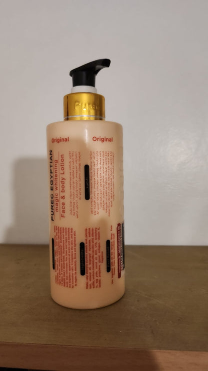 Purec Egyptian Magic Gold Whitening Body Lotion 300ml for Radiant Skin Care Moisturizers
