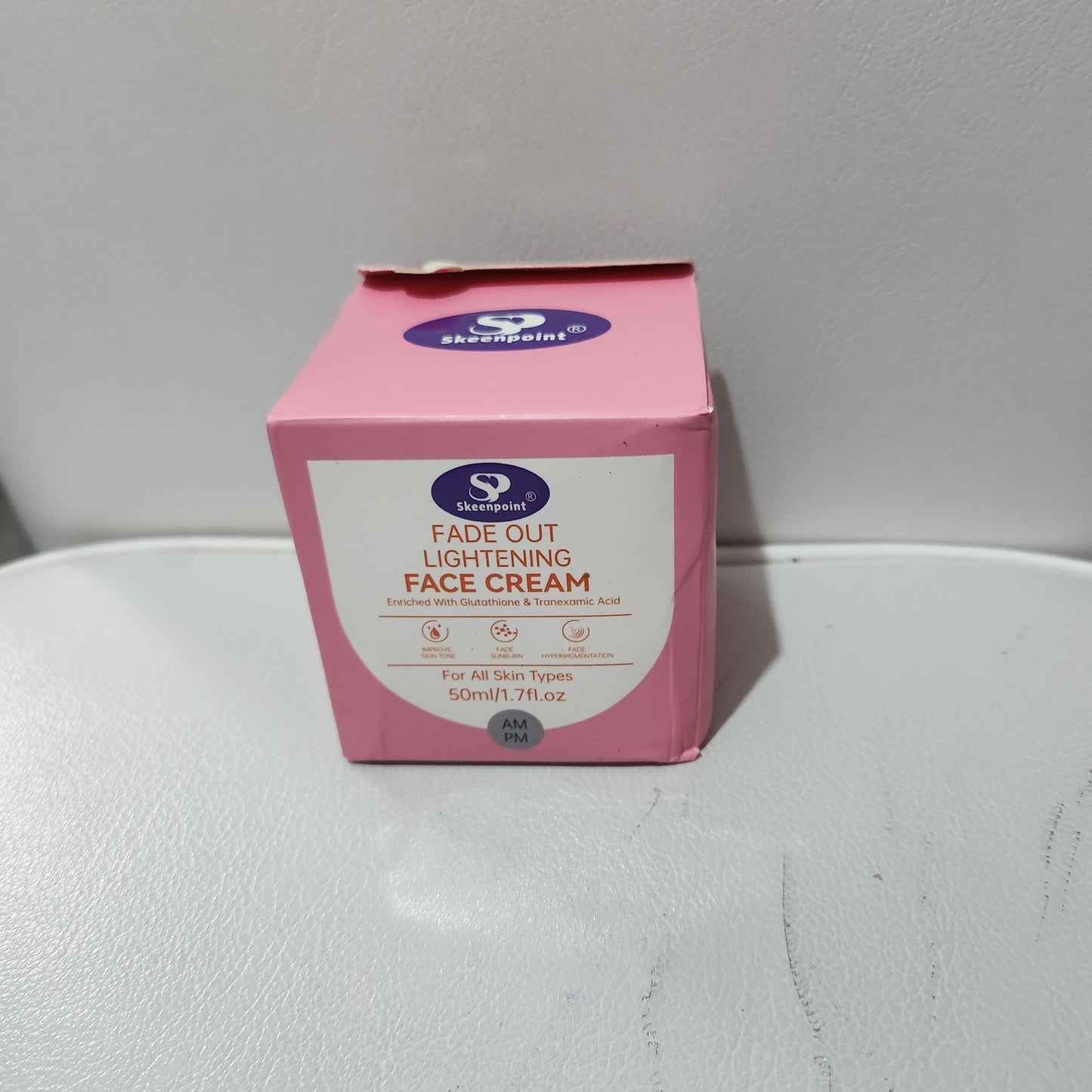 Skeenpoint Beauty Fade Out Lightening Face Cream 50ml for All Skin Action on Skin Tone Sunburn Hyperpigmentation