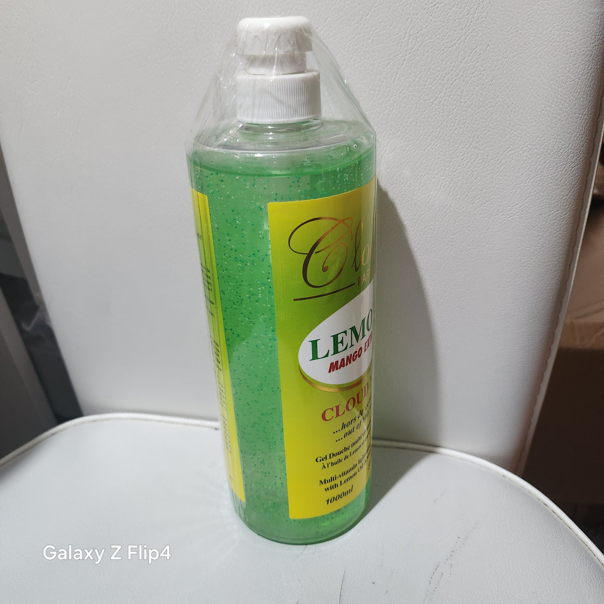 Cloud Nine Lemon Plus Mango Extracts 35.18 fl oz 1000ml Body Wash with Vitamin E & Aloe Vera for Soft Skin