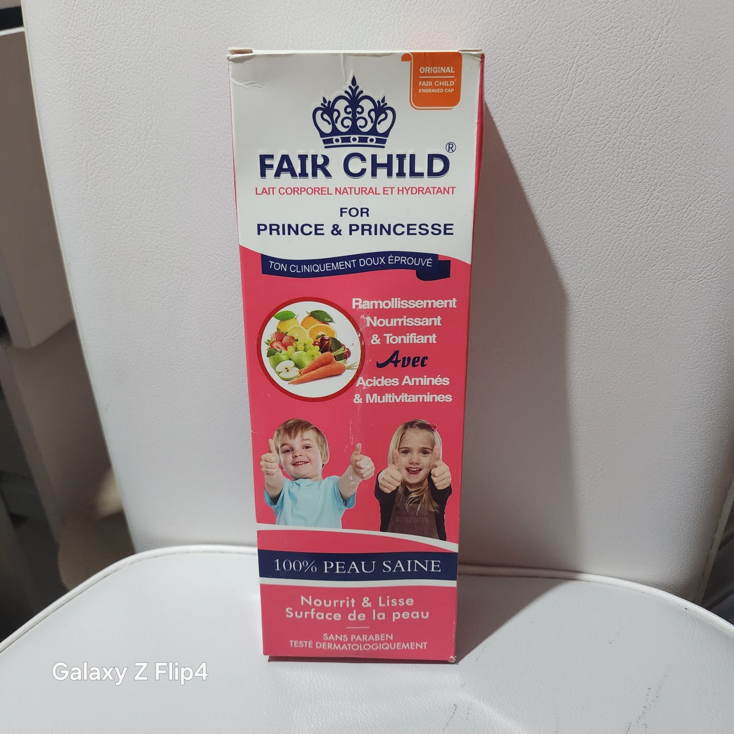 Fair Child Natural & Moisturizing Body Milk for Prince & Princess Softening Nourishing & Toning with Amino Acids & Multivitamins 100% Healthy Skin