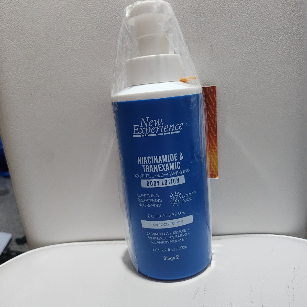 New Experience Niacinamide & Tranexamic Body Lotion for Youthful Glow with Foton Serum 500ml Stage 2