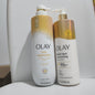 Olay Vitamin C Body Brightening Lotion Dark Spot Correcting And Wash Set -with Hydrating Formula