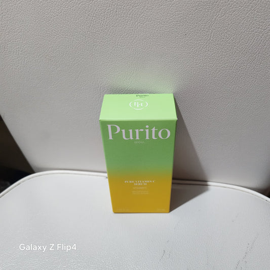 Purito Pure Vitamin C Serum - Gentle Skincare for Sensitive Skin - Ideal for Daily Use - Enhances Skin Health - 30ml