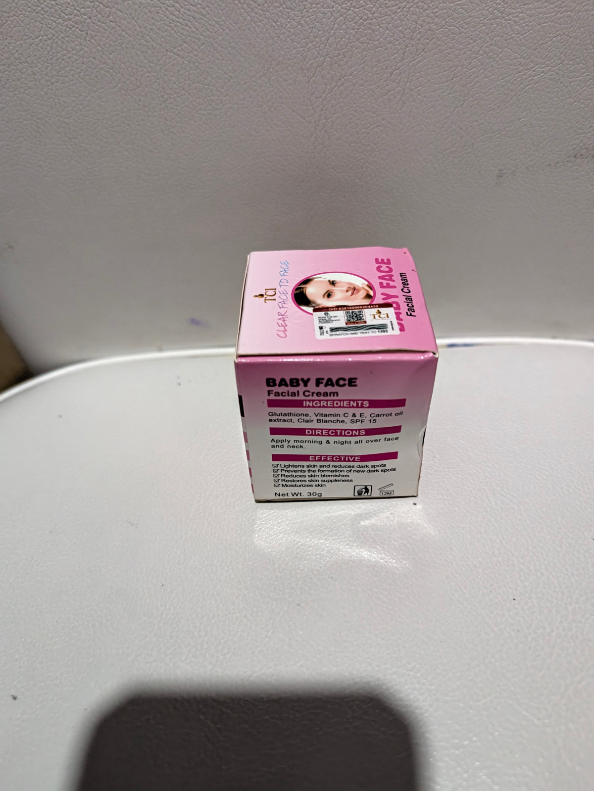 TCI Baby Face Facial Cream New Active Clear Skin in 7 Days
