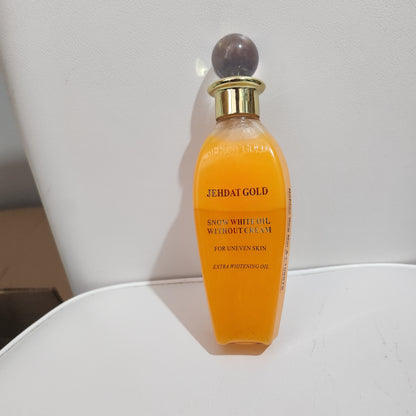 Jehdat Gold Snow White Oil Without Cream for Uneven Skin Extra Nourishing Oil