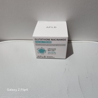 APLB Glutathione Niacinamide Facial Cream 24.8% for Radiant Skin Care Moisturizers - Ideal for Radiant Skin