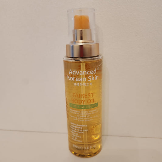 Advanced Korean Skin Fairest Body Oil 280ml - Radiant & Hydrated Skin Lightening Oil for Daily Use