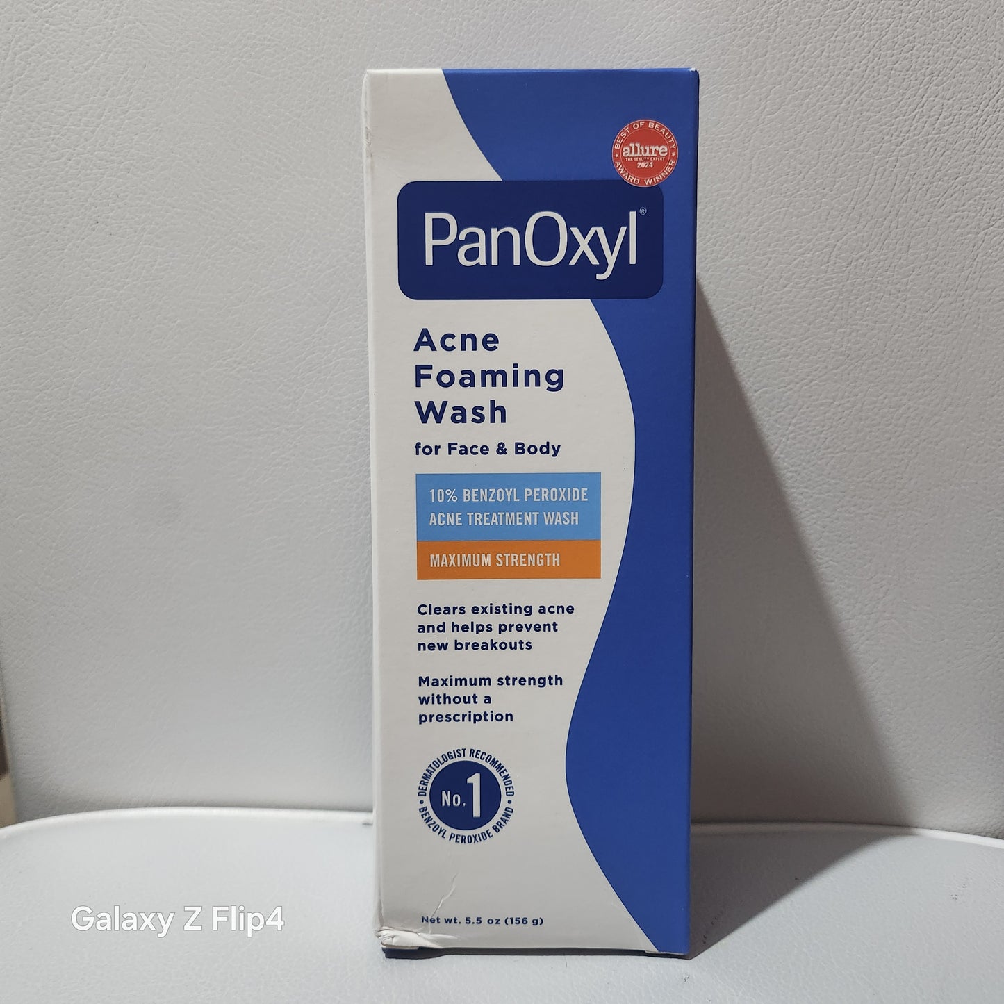 PanOxyl Acne Foaming Wash for Face & Body Maximum Strength Clear Existing Acne Prevent New Breakouts