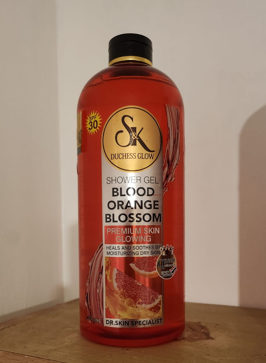 SK Duchess Blood Orange Blossom Shower Gel SPF30 for Refreshing Body Care