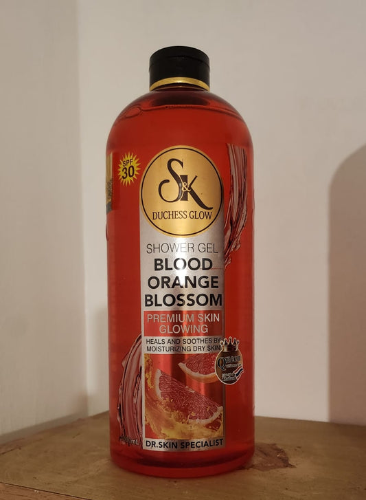 SK Duchess Blood Orange Blossom Shower Gel SPF30 for Refreshing Body Care