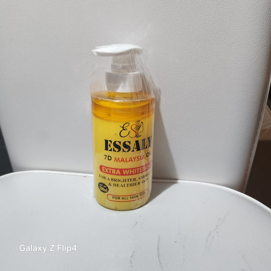 Essaly 7D Malaysia Oil Extra White for a Brighter Skin with Atherin for All Skin Types