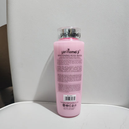Yan namei ji Rose Whitening Rose Water - Blowing Brightening Moisturizing Re-hydrating Comforting Toner for All Skin Types 15.84FL.OZ
