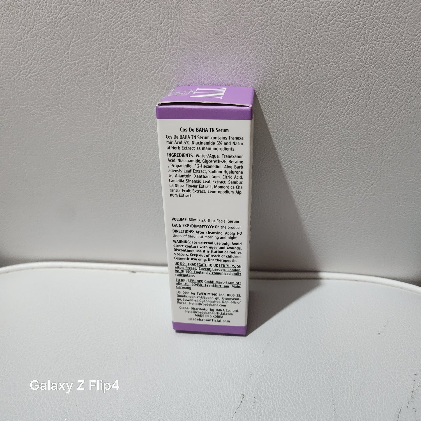 Cos De Baha TN Serum with Tranexamic Acid & Niacinamide 10ml for Skin Care