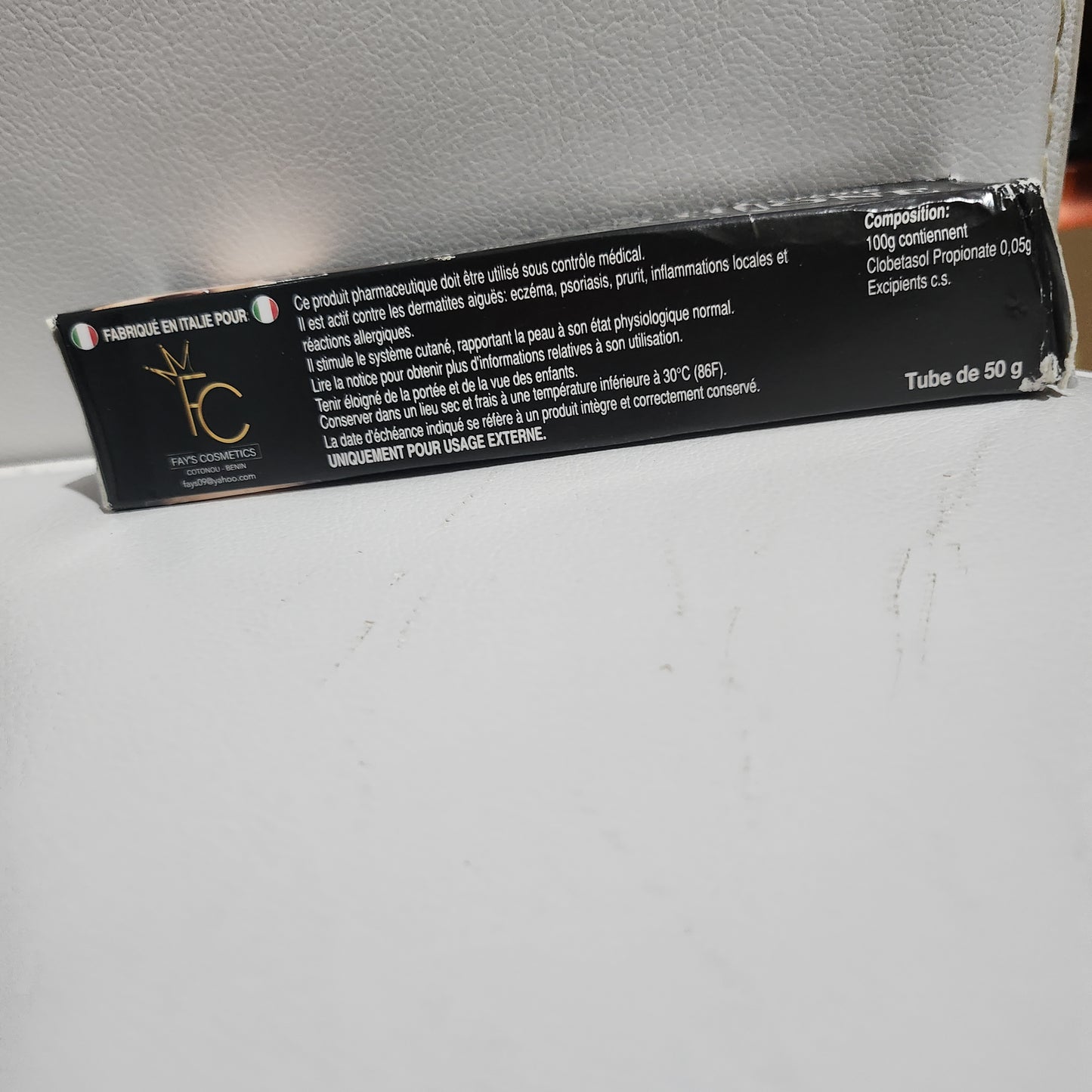 Glutathione Cream Strong Terminal White 0.05% Glutathione Propionate for Strong Action Skin Care