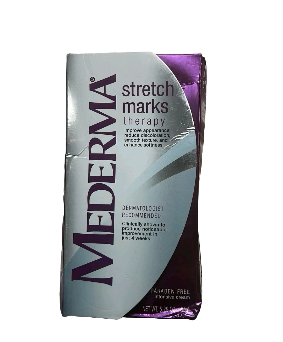 Mederma Stretchmarks Therapy Cream for Skin Repair Fades Stretch Marks Paraben Free Intensive Cream 5.29 oz